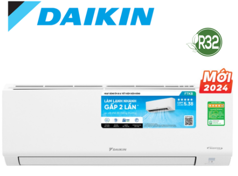 ĐIỀU HÒA TREO TRƯỜNG DAIKIN INVERTER 2 CHIỀU CÔNG SUẤT LẠNH 9000 BTU/H - MODEL: FTHF25XVMV/RHF25XVMV