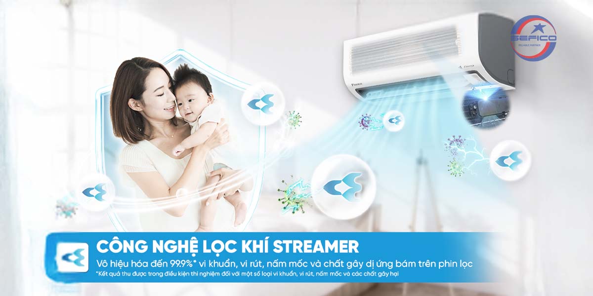 Tìm hiểu về chế độ lọc không khí của điều hoà Daikin