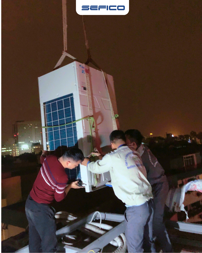 Lắp Đặt Hệ Thống Điều Hòa Trung Tâm Tại Công Trình Phố Lò Đúc, Hà Nội
