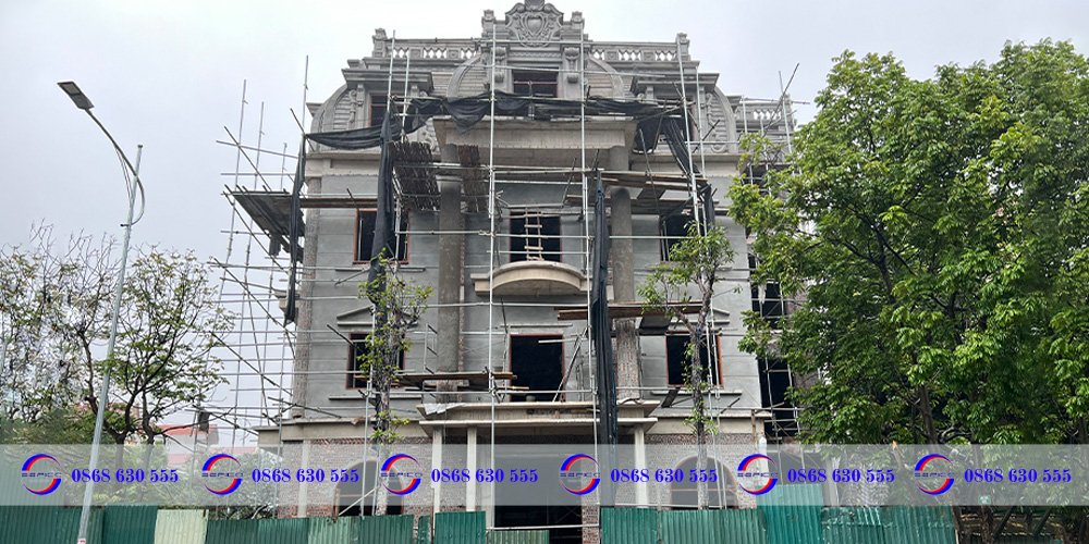 Dự án điều hòa trung tâm cho lâu đài gia đình chú Thịnh Bắc Ninh