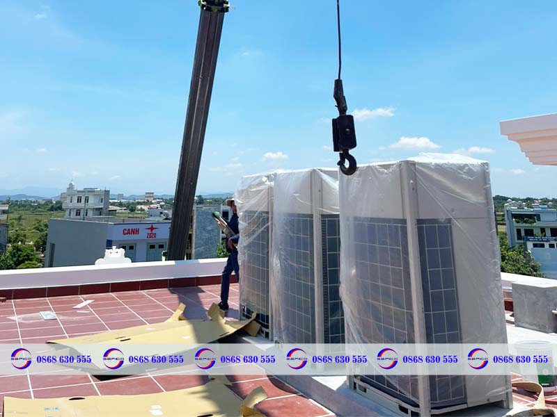 Dự án điều hoà trung tâm anh Huy Hải Dương