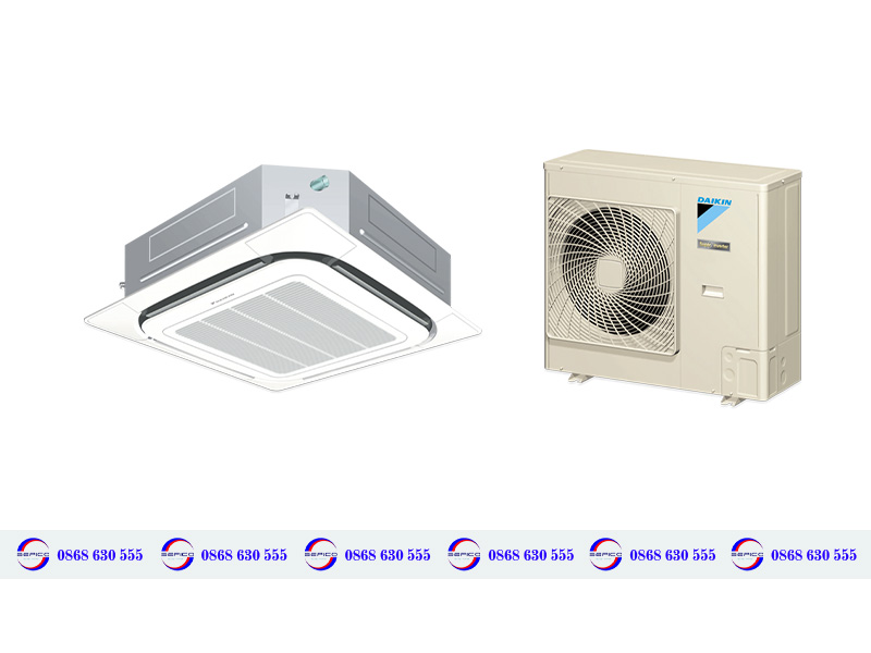 Máy lạnh âm trần gia đình Cassette Daikin Inverter 1 Chiều 13.600 BTU 